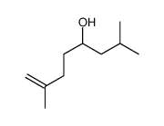 2,7-dimethyloct-7-en-4-ol Structure