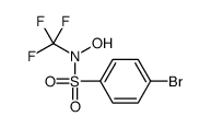 4-bromo-N-hydroxy-N-(trifluoromethyl)benzenesulfonamide Structure