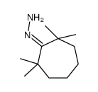 (2,2,7,7-tetramethylcycloheptylidene)hydrazine Structure