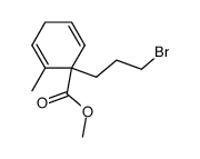 methyl 1-(3-bromopropyl)-2-methylcyclohexa-2,5-diene-1-carboxylate Structure