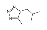 5-methyl-1-(2-methylpropyl)tetrazole Structure