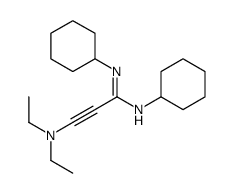 N,N'-dicyclohexyl-3-(diethylamino)prop-2-ynimidamide Structure