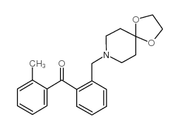 2-[8-(1,4-二恶-8-氮杂螺[4.5]癸基)甲基]-2'-甲基苯甲酮图片