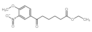 ethyl 6-(4-methoxy-3-nitrophenyl)-6-oxohexanoate structure