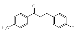 3-(4-FLUOROPHENYL)-4'-METHYLPROPIOPHENONE structure