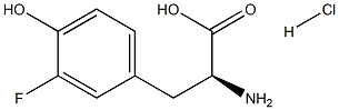 3-Fluoro-L-tyrosine hydrochloride Structure