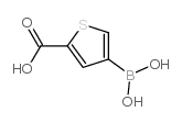 2-羧基噻吩-4-硼酸结构式