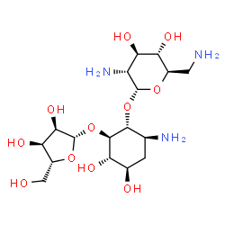 4-O-(2,6-Diamino-2,6-dideoxy-α-D-glucopyranosyl)-5-O-(β-D-ribofuranosyl)-3-amino-2,3-dideoxy-D-myo-inositol picture