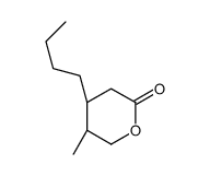 (4R,5R)-4-butyl-5-methyloxan-2-one结构式