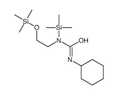 3-cyclohexyl-1-trimethylsilyl-1-(2-trimethylsilyloxyethyl)urea Structure