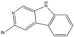 3-bromo-9H-pyrido[3,4-b]indole结构式