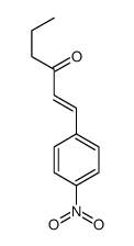 1-(4-nitrophenyl)hex-1-en-3-one结构式