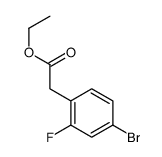 ethyl 2-(4-bromo-2-fluorophenyl)acetate structure