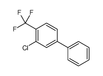 3-Chloro-4-(trifluoromethyl)biphenyl结构式
