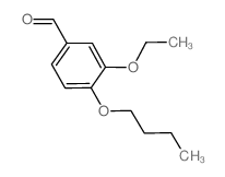 4-丁氧基-3-乙氧基苯甲醛结构式