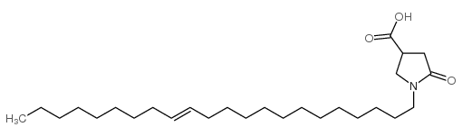 1-(docos-13-enyl)-5-oxopyrrolidine-3-carboxylic acid structure