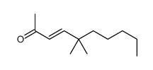 5,5-dimethyl-3-decen-2-one结构式