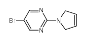 5-bromo-2-(2,5-dihydropyrrol-1-yl)pyrimidine结构式