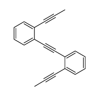 2-bis[2-(prop-1-ynyl)phenyl]ethyne Structure
