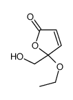 5-ethoxy-5-(hydroxymethyl)furan-2-one Structure