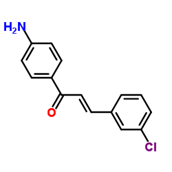 (2E)-1-(4-Aminophenyl)-3-(3-chlorophenyl)-2-propen-1-one结构式