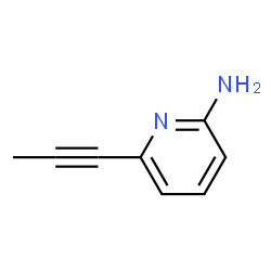 2-Pyridinamine, 6-(1-propynyl)- (9CI)结构式