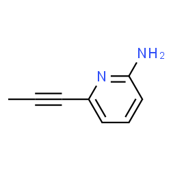 2-Pyridinamine, 6-(1-propynyl)- (9CI) structure