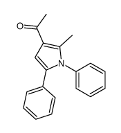 1-(2-methyl-1,5-diphenylpyrrol-3-yl)ethanone Structure