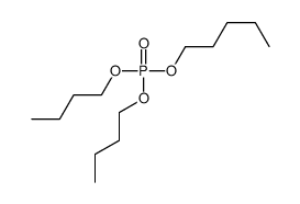 dibutyl pentyl phosphate Structure