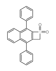2H-Naphtho[2,3-b]thiete, 3,8-diphenyl-, 1,1-dioxide structure