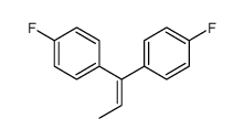 1-fluoro-4-[1-(4-fluorophenyl)prop-1-enyl]benzene Structure