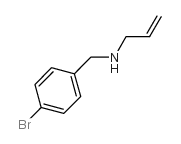 N-[(4-bromophenyl)methyl]prop-2-en-1-amine structure