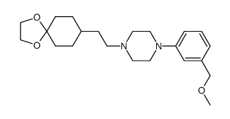 1-[2-(1,4-dioxaspiro[4.5]dec-8-yl)ethyl]-4-(3-methoxymethylphenyl)-piperazine Structure