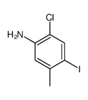 2-Chloro-4-iodo-5-methylaniline Structure