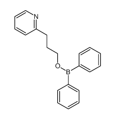 diphenyl-(3-pyridin-2-yl-propoxy)-borane Structure