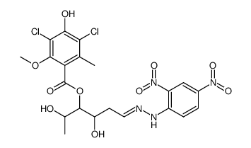 Curacin-<2,4-dinitro-phenylhydrazon>结构式
