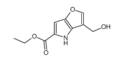 ethyl 3-hydroxymethyl-4H-furo[3,2-b]pyrrole-5-carboxylate Structure