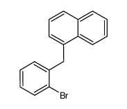 1-(2-bromo-benzyl)-naphthalene结构式