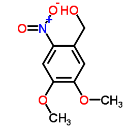 (4,5-Dimethoxy-2-nitrophenyl)methanol Structure