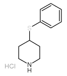 4-PHENYLSULFANYLPIPERIDINE HYDROCHLORIDE Structure