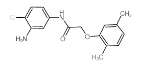 N-(3-Amino-4-chlorophenyl)-2-(2,5-dimethylphenoxy) acetamide结构式