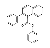 2-phenyl-[1]naphthoic acid phenyl ester结构式