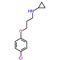 N-[3-(4-Chlorophenoxy)propyl]cyclopropanamine structure