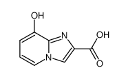 IMidazo[1,2-a]pyridine-2-carboxylic acid, 8-hydroxy-结构式
