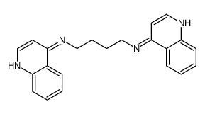 N,N'-di(quinolin-4-yl)butane-1,4-diamine Structure