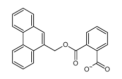 2-(phenanthren-9-ylmethoxycarbonyl)benzoate Structure