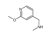 1-(2-methoxypyridin-4-yl)-N-methylmethanamine Structure