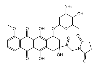 14-N-succinimidocarminomycin structure