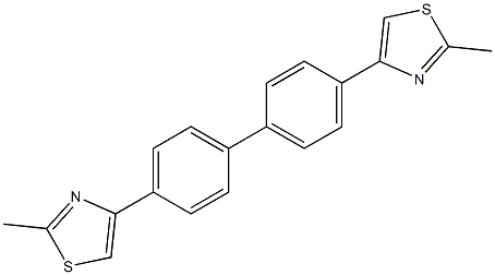 4,4'-Bis(2-Methyl-4-thiazolyl)biphenyl structure