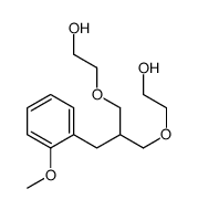 2-[2-(2-hydroxyethoxymethyl)-3-(2-methoxyphenyl)propoxy]ethanol Structure
